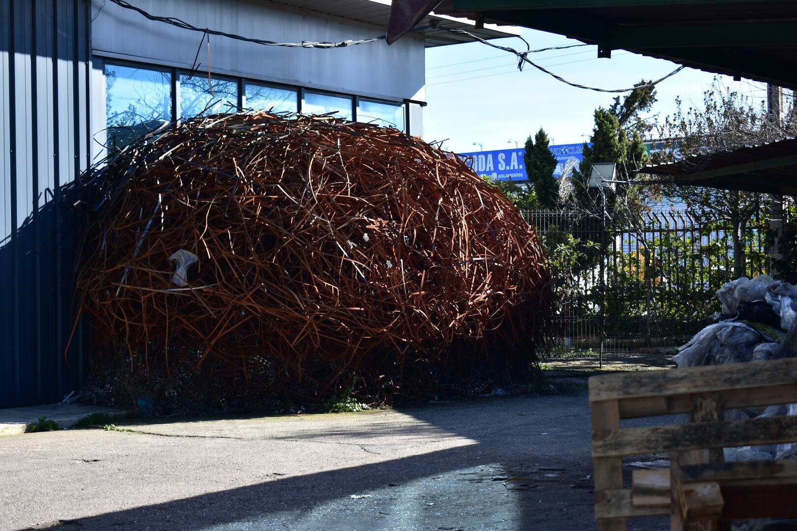 Basura de una fabrica